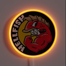 Charger l&#39;image dans la galerie, Customneon sign featuring the Hellfish logo