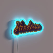 Charger l&#39;image dans la galerie, Retro-Style Signage with Vibrant Orange and White Neon Color Scheme