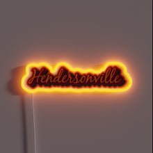 Charger l&#39;image dans la galerie, Hendersonville, NC, Asheville, WNC, RGB Neon Sign with Local Pride