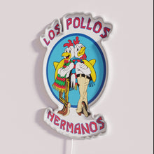 Charger l&#39;image dans la galerie, Vibrant Hermanos LED light box with customizable multicolor display
