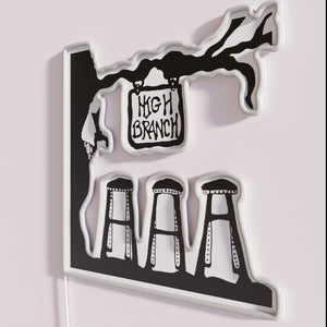 Neon Brewing Sign for Home Bar Decor with Colorful Lights