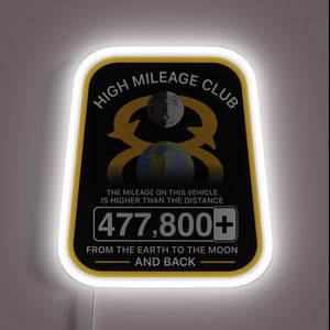 Retro-Futuristic Galaxy-themed Neon Sign Celebrating Interstellar Adventures and Cosmic Journey