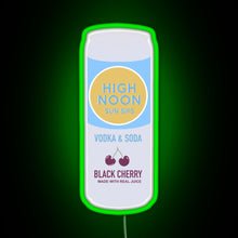 Charger l&#39;image dans la galerie, High Noon Black Cherry RGB neon sign green