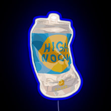 Charger l&#39;image dans la galerie, High Noon Crushed Can RGB neon sign blue