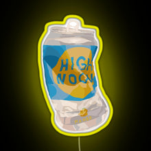 Charger l&#39;image dans la galerie, High Noon Crushed Can RGB neon sign yellow