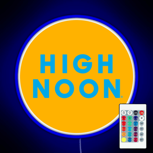high noon RGB neon sign remote