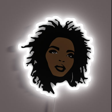 Lauryn Hill neon sign — iconic soul, lit bold.