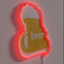 Charger l&#39;image dans la galerie, Neon beer themed home decor funny Missouri state pride apparel