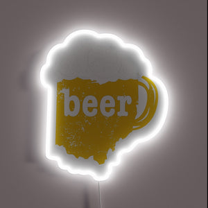 RGB Neon Sign: A Fun Party Accessory for Beer Lovers
