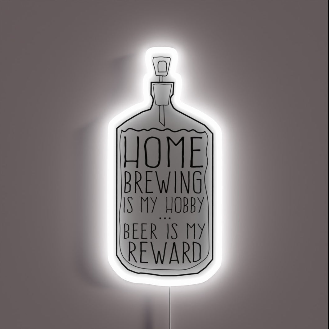 Brewing my own beer in style with vibrant LED glow