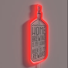 Charger l&#39;image dans la galerie, RGB Neon Sign: A Passionate Brewer&#39;s Home Beer Crafting Haven