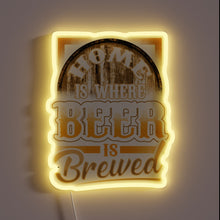 Charger l&#39;image dans la galerie, Vibrant Neon Sign Illuminates Passion for Craft Beer in Brewery