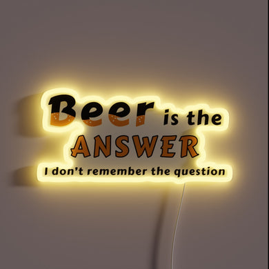 Brewer's Paradise in Homebar: A Vibrant Neon Sign for Enthusiasts