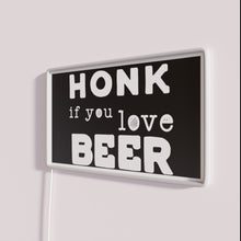 Charger l&#39;image dans la galerie, Eye-catching Neon Sign with Color-Changing LED Lights that say Love Beer