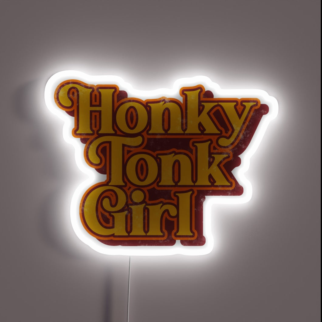 Shine on with this vibrant retro country music design sign.