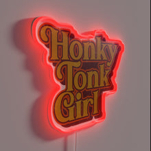 Charger l&#39;image dans la galerie, Country music inspired neon sign with colorful retro honky tonk vibe.