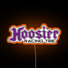 Charger l&#39;image dans la galerie, Hoosier Tire RGB neon sign orange