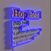 Charger l&#39;image dans la galerie, Neon sign for hop head enthusiasts and beer lovers everywhere.