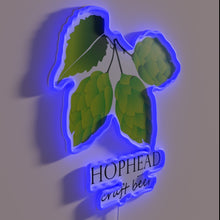 Charger l&#39;image dans la galerie, Vibrant, colorful hop-themed LED neon bar decoration for beer enthusiasts