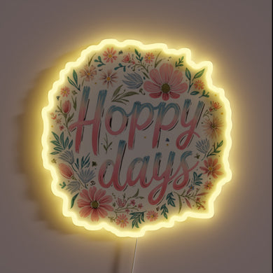 Add vibrant colors to your space with this hoppy sign.