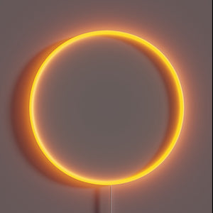 Add vibrant brewery ambiance with this glowing hop display.