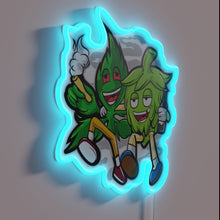 Charger l&#39;image dans la galerie, Cultivate good vibes with colorful &#39;Hops and Hemp&#39; neon sign