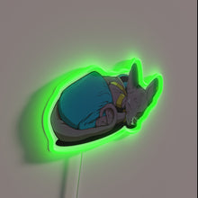 Charger l&#39;image dans la galerie, Lord Beerus at your service, catnip fueled, neon illuminated throne