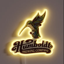 Charger l&#39;image dans la galerie, Vintage Humboldt Brown Neon Sign with Colorful RGB Lighting Effects