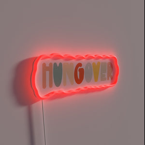 Hangover remedy in bright, colorful glow with fun design vibes