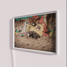 Charger l&#39;image dans la galerie, Brighten up your bachelor pad with Tasmanian devil humor neon