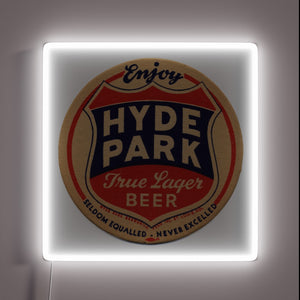 Hyde Park Beer Co. Neon Sign in Vibrant RGB Colors