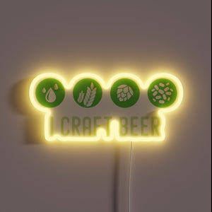 Brewing passion meets vibrant colors in this unique neon sign