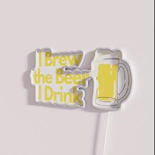Charger l&#39;image dans la galerie, Neon bar decor, beer enthusiast&#39;s dream sign, unique brewing lifestyle accessory