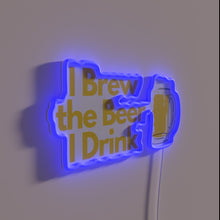 Charger l&#39;image dans la galerie, Customizable neon sign for passionate beer brewers and enthusiasts always.