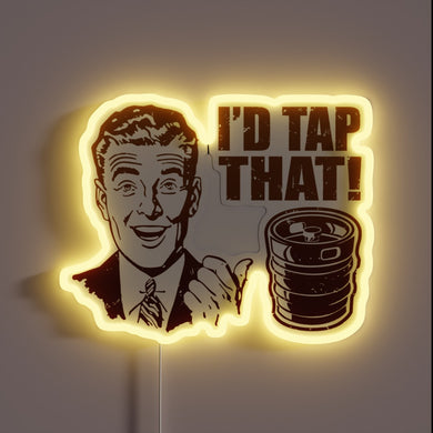 RGB Neon Beer Tap Kegerator Forecast Display Sign Illumination