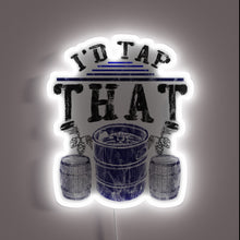 Charger l&#39;image dans la galerie, Neon bar decor for beer enthusiasts with customizable LED lighting.