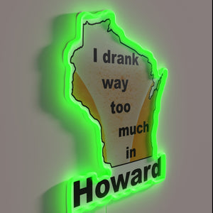 Comedic Wall Sign for Bartenders and Coffee Shops with Humor.