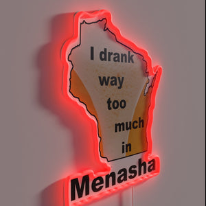 Menasha's favorite hangover warning: excess is never truly in moderation.