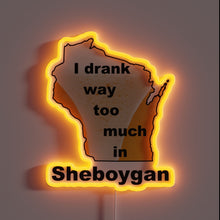 Charger l&#39;image dans la galerie, Laughing Good Times Guaranteed with this Neon Sign from Sheboygan