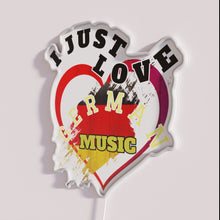 Charger l&#39;image dans la galerie, RGB neon wall decoration for music lovers and German culture enthusiasts