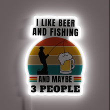 Charger l&#39;image dans la galerie, Vibrant neon sign for beer lovers and outdoor enthusiasts everywhere