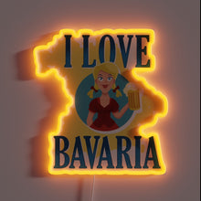 Charger l&#39;image dans la galerie, Bavarian Munich Beer Lovers Unite with Colorful Neon Sign Decoration