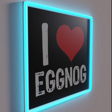 Charger l&#39;image dans la galerie, Eggnog enthusiast&#39;s dream decoration with vibrant colorful neon lighting accents
