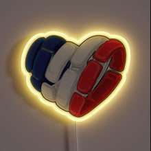 Charger l&#39;image dans la galerie, Romantic France-inspired RGB neon light with Eiffel Tower design