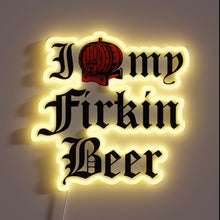 Charger l&#39;image dans la galerie, Retro Neon Sign Displays I Love My Friken Beer Message