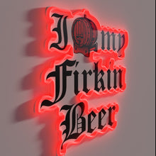 Charger l&#39;image dans la galerie, I Love My Frida&#39;s Favorite Craft Brews Neon Bar Sign