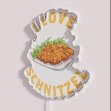 Charger l&#39;image dans la galerie, German-inspired RGB neon lighting decoration with love for Schnitzel sign