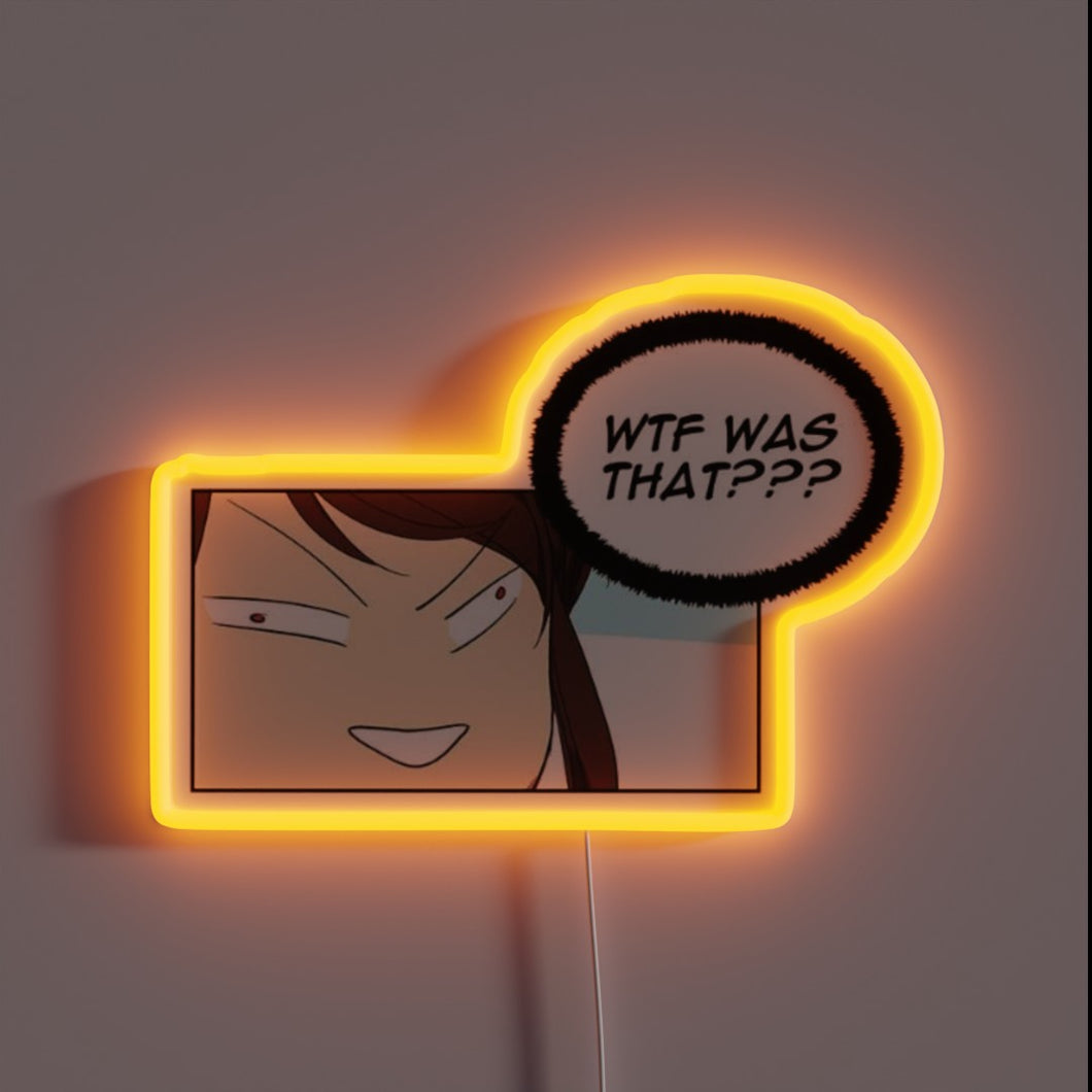 Add vibrant charm with this Yoo Shin Ae neon sign