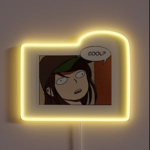 Vibrant Yoo Shin Ae K-Drama Inspired RGB Colorful Room Decoration Sign