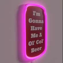 Charger l&#39;image dans la galerie, Neon Sign with Colorful Typography and Football Team Spirit Quote
